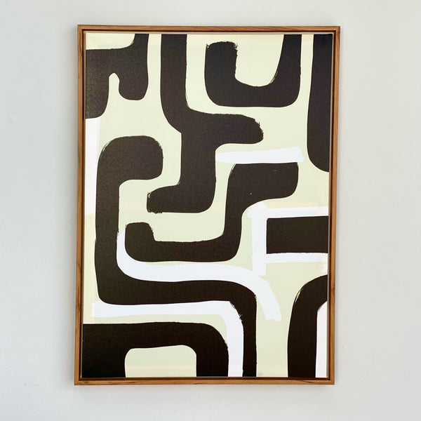 abstract-maze-framed-canvas-wall-art-decora-home