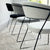 Wire Frame Upholstered Gray Dining Chair