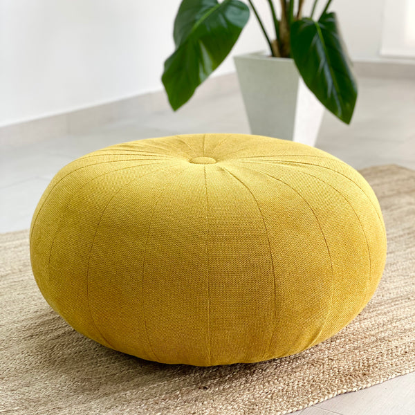 Pouf ottoman deals yellow