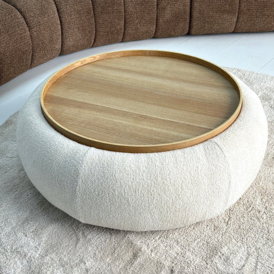 Dual Ottoman Wide Table
