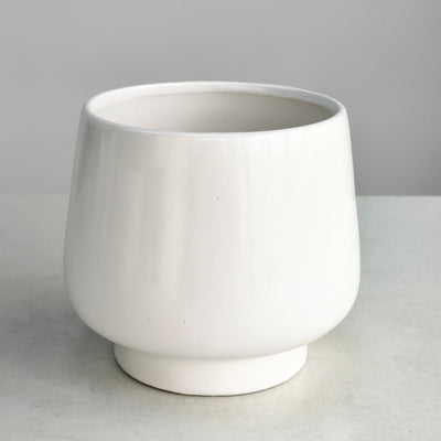 Ceramic Smooth White Vase