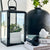 Bennett Classic Metallic & Glass Lantern