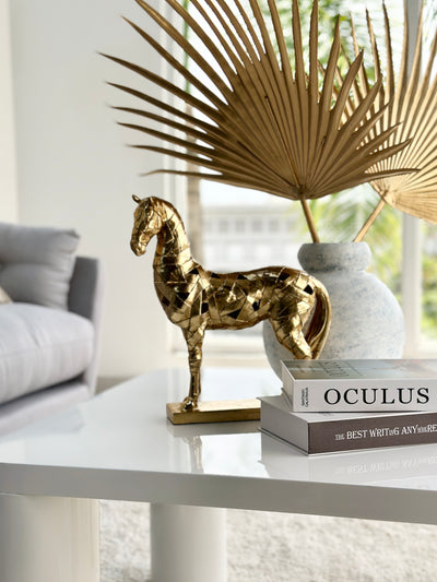 Golden Horse Tabletop Decor