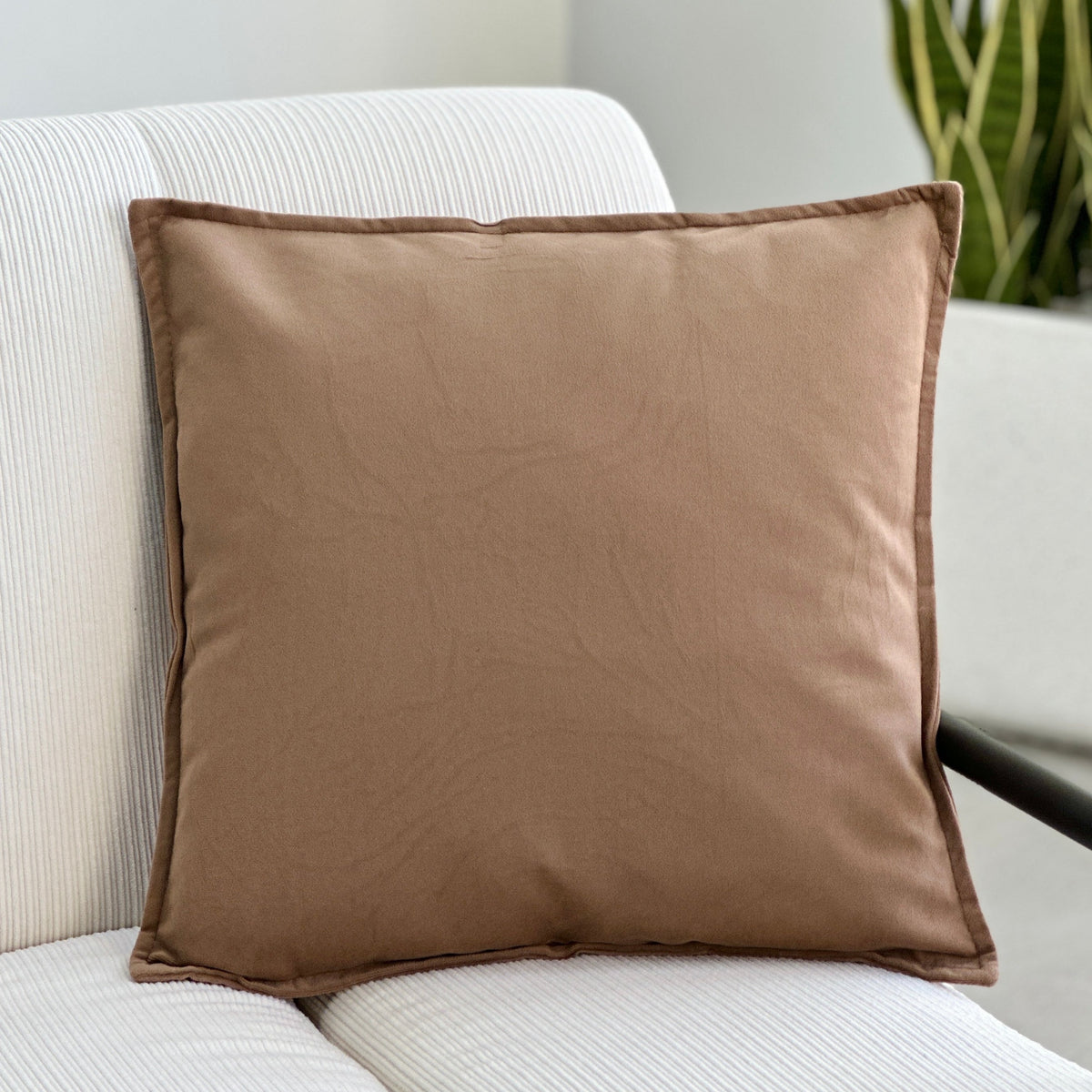 Solid Brown Color Pillow