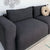 Three Piece Black Ultra Comfort Sofa