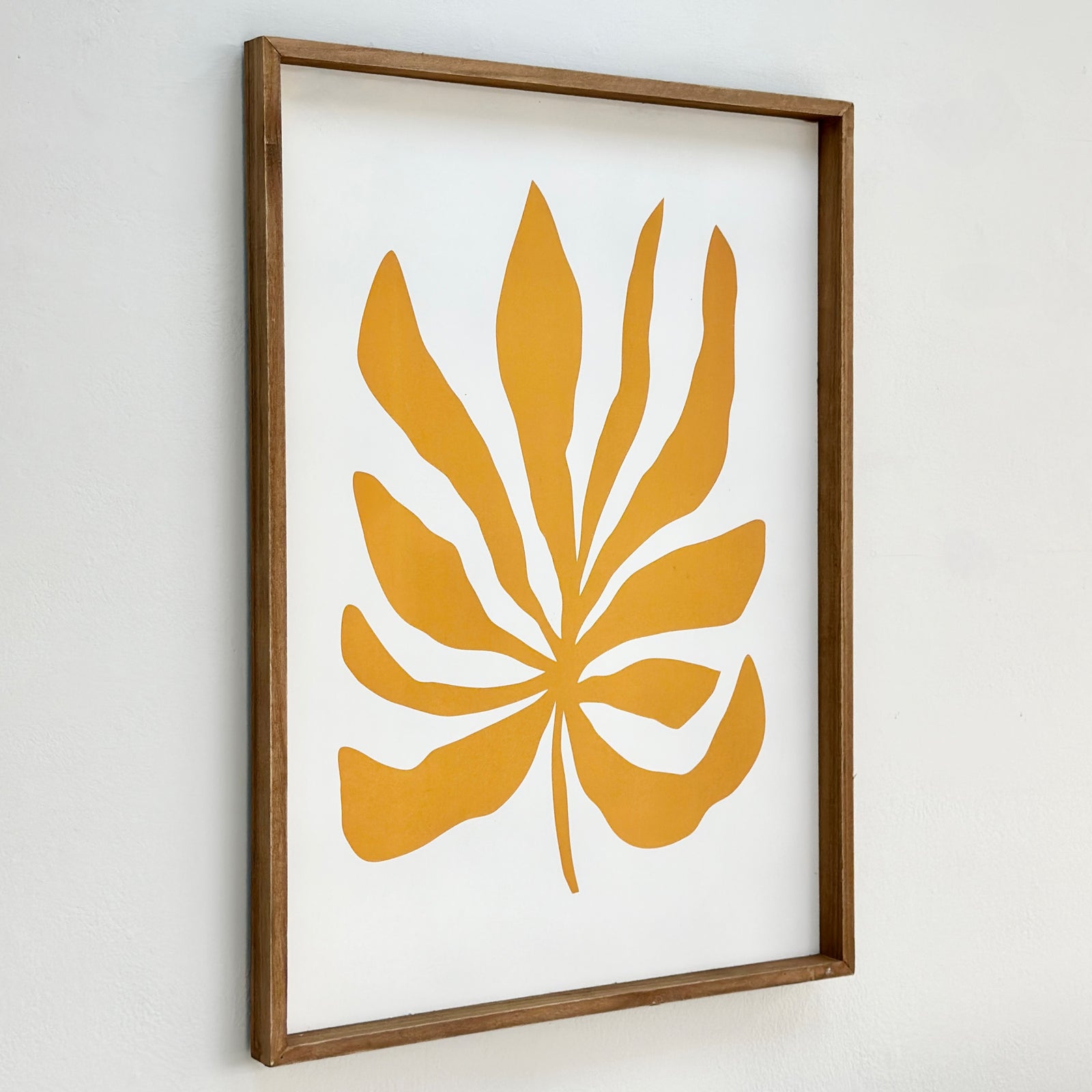 Yellow Leaf Framed Wall Art