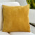 Solid Tuscany Yellow Mesh Pillow