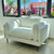 Veloure Ivory Fabric Grand Chair