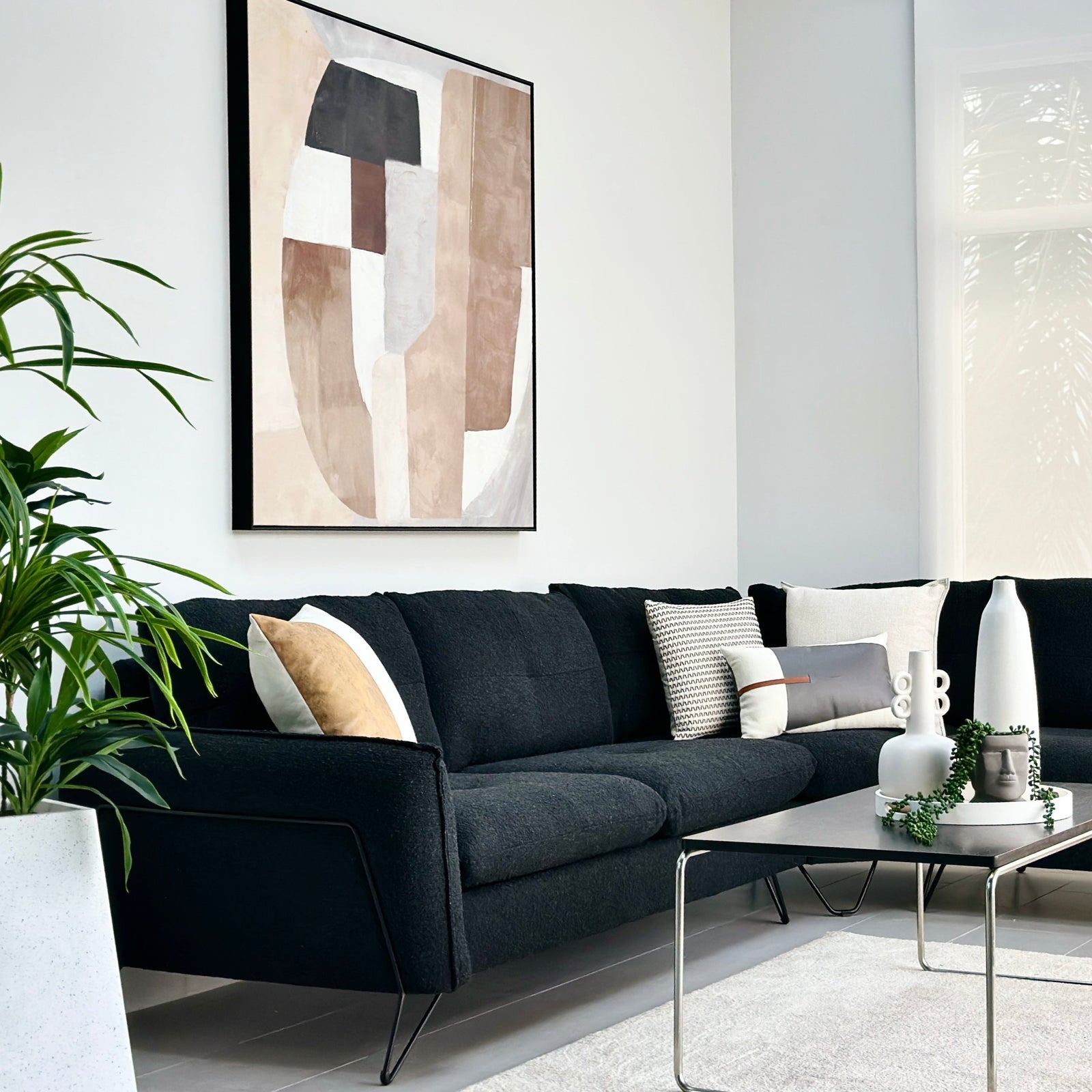 Terra Hand Painted Framed Wall Art