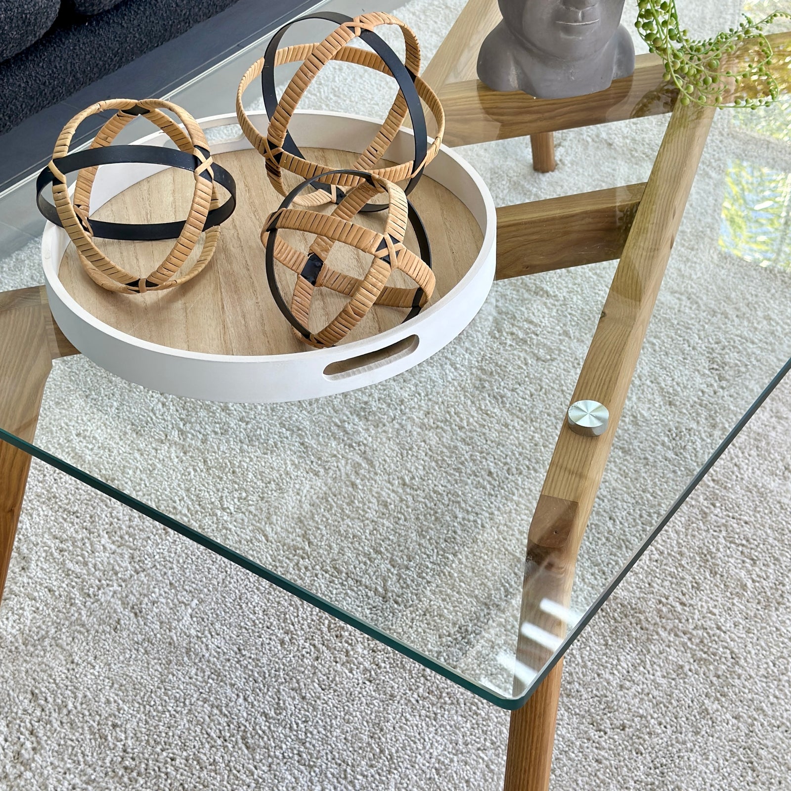 Super Soft Shaggy Ivory Rug 5' x 8'