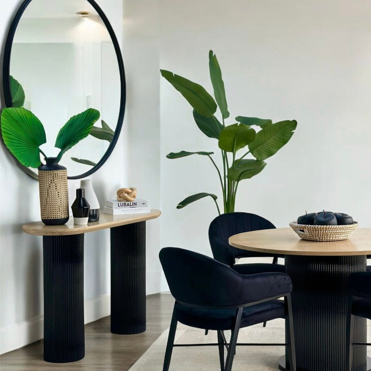 Coquette Velvet Black Arm Chair