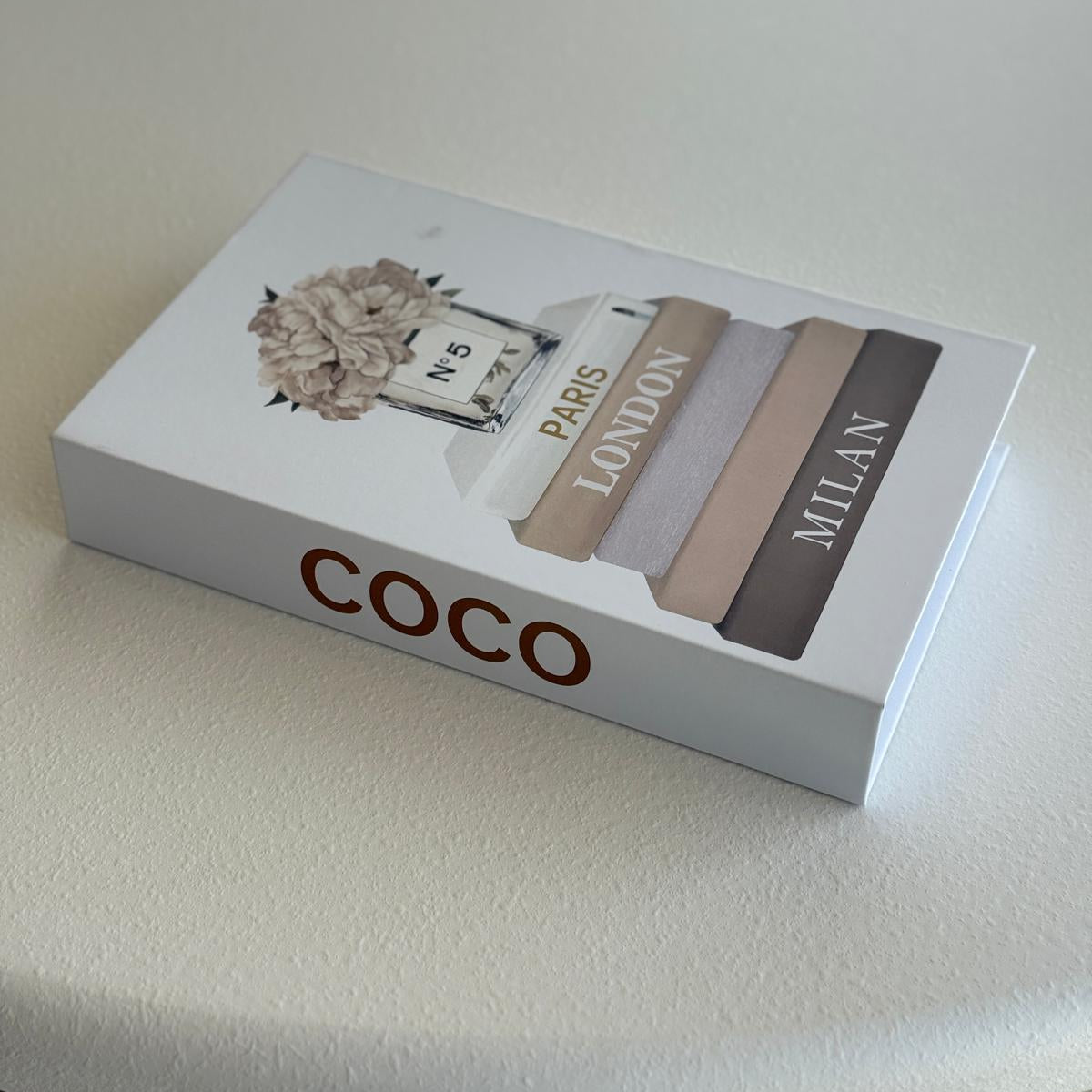 Coco Decorative Storage Book Box