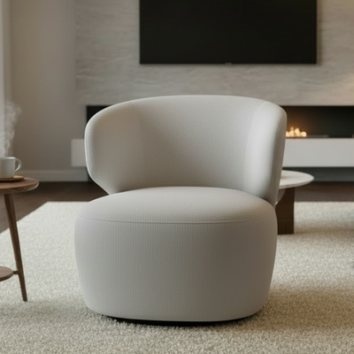 Embrace Ivory Swivel Chair