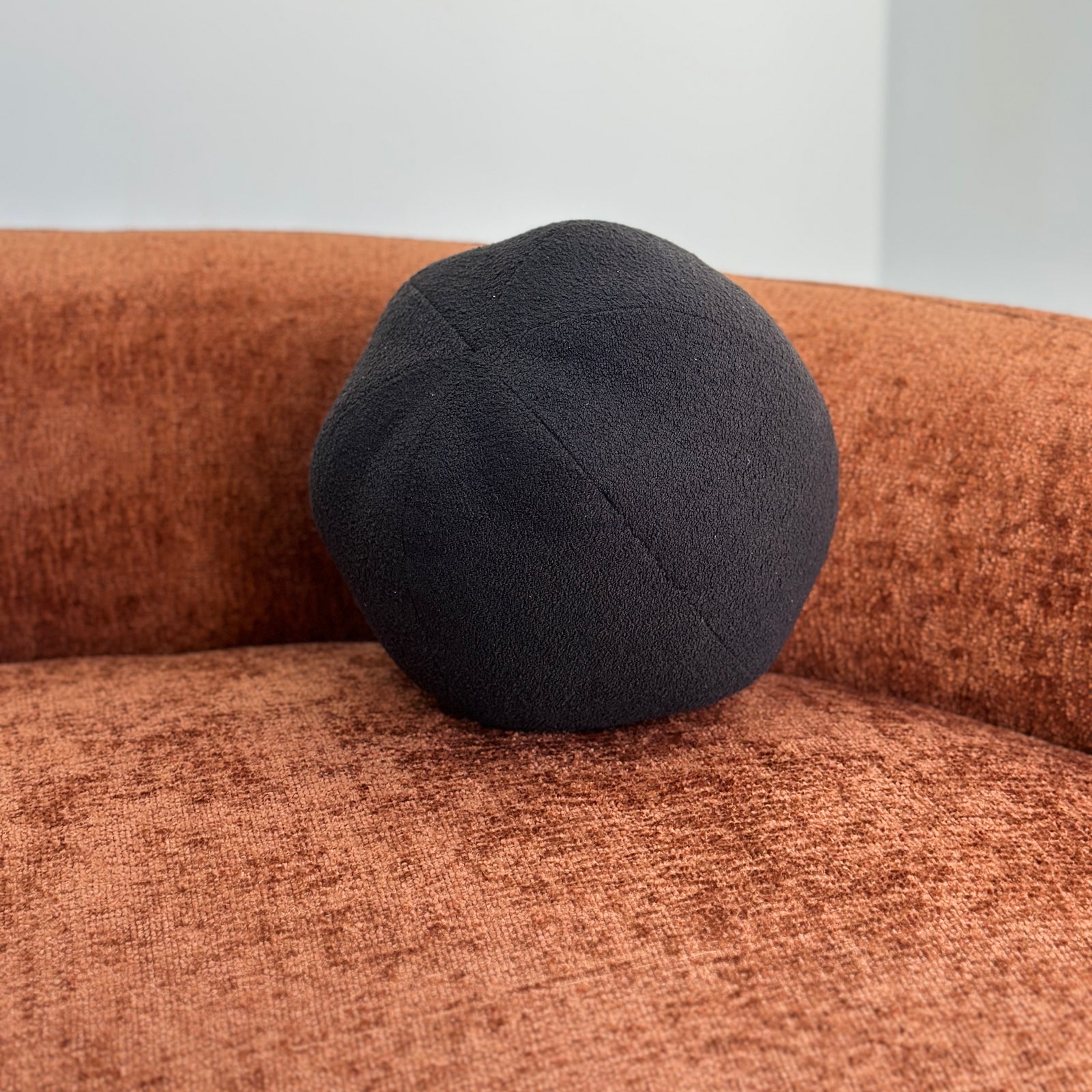 Divani Curved Cognac Sofa