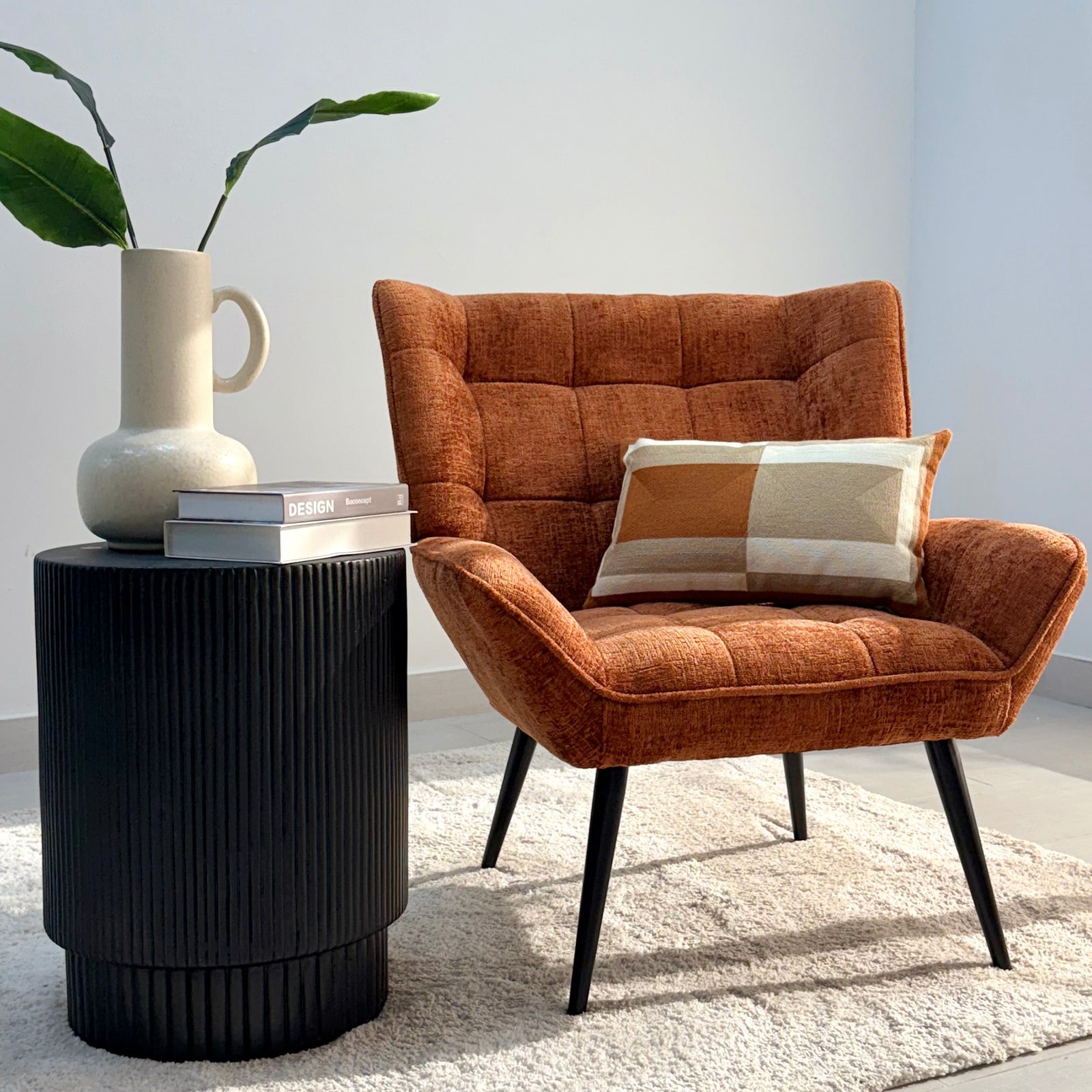 Pigeon Cognac Accent Chair