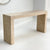 Faux Travertine Classic Husky Console Table