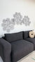 Wire Tangle Black Metal Wall Art