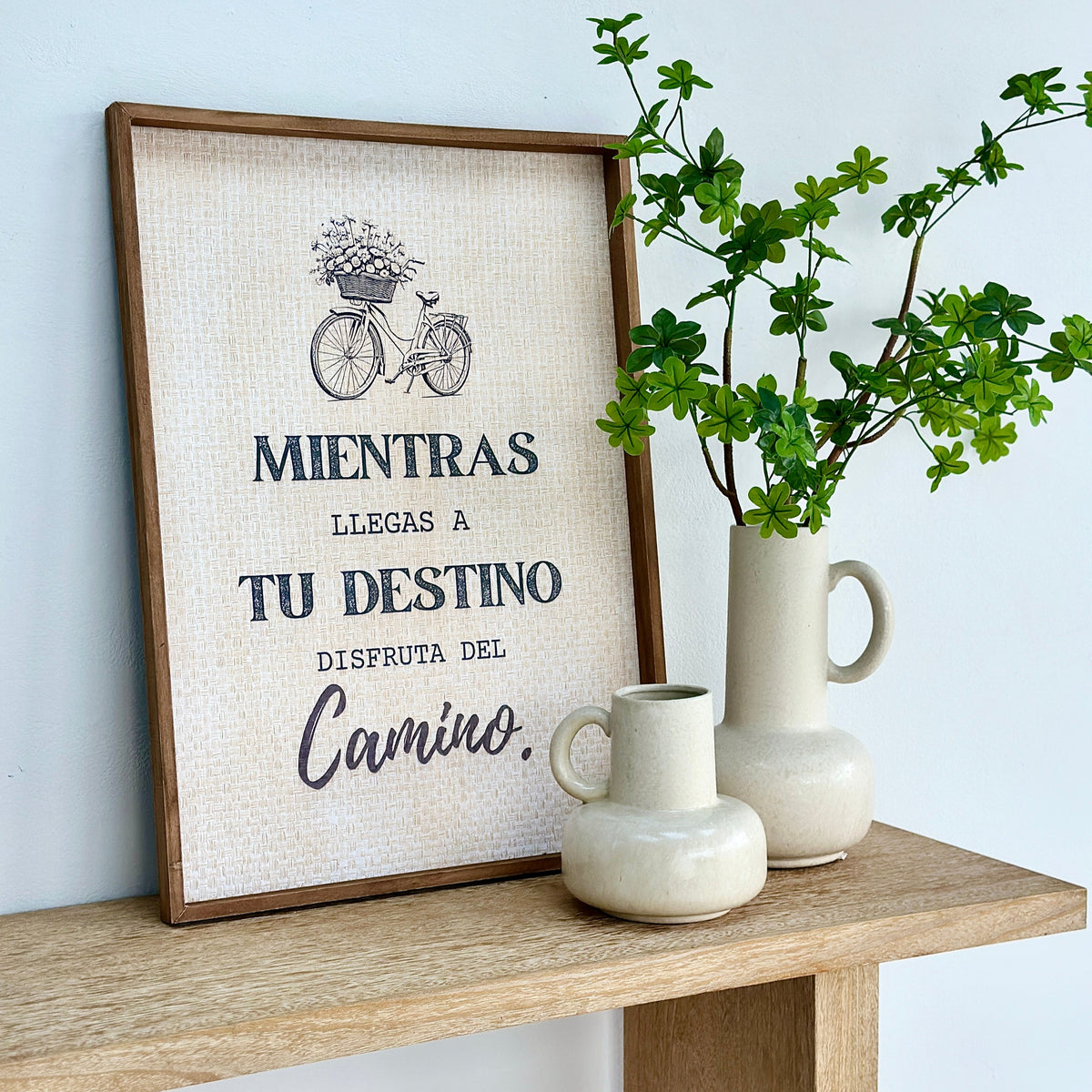 "Disfruta del Camino" Wooden Wall Art