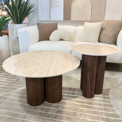 Skog Ceramic Top Coffe Table Set