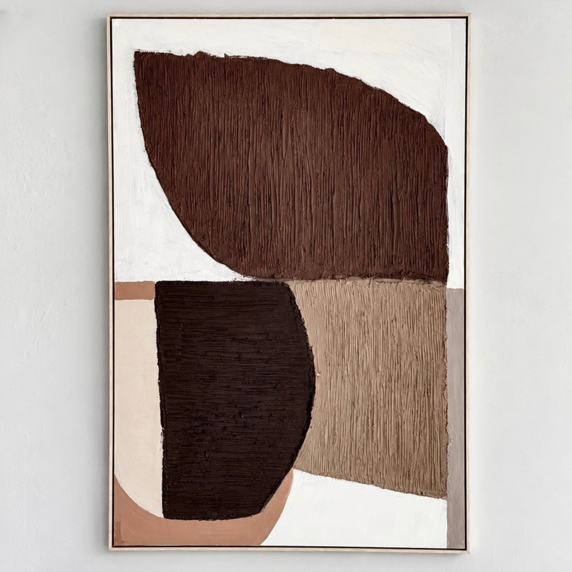 Dry Leaf Hand Painted Wall Art