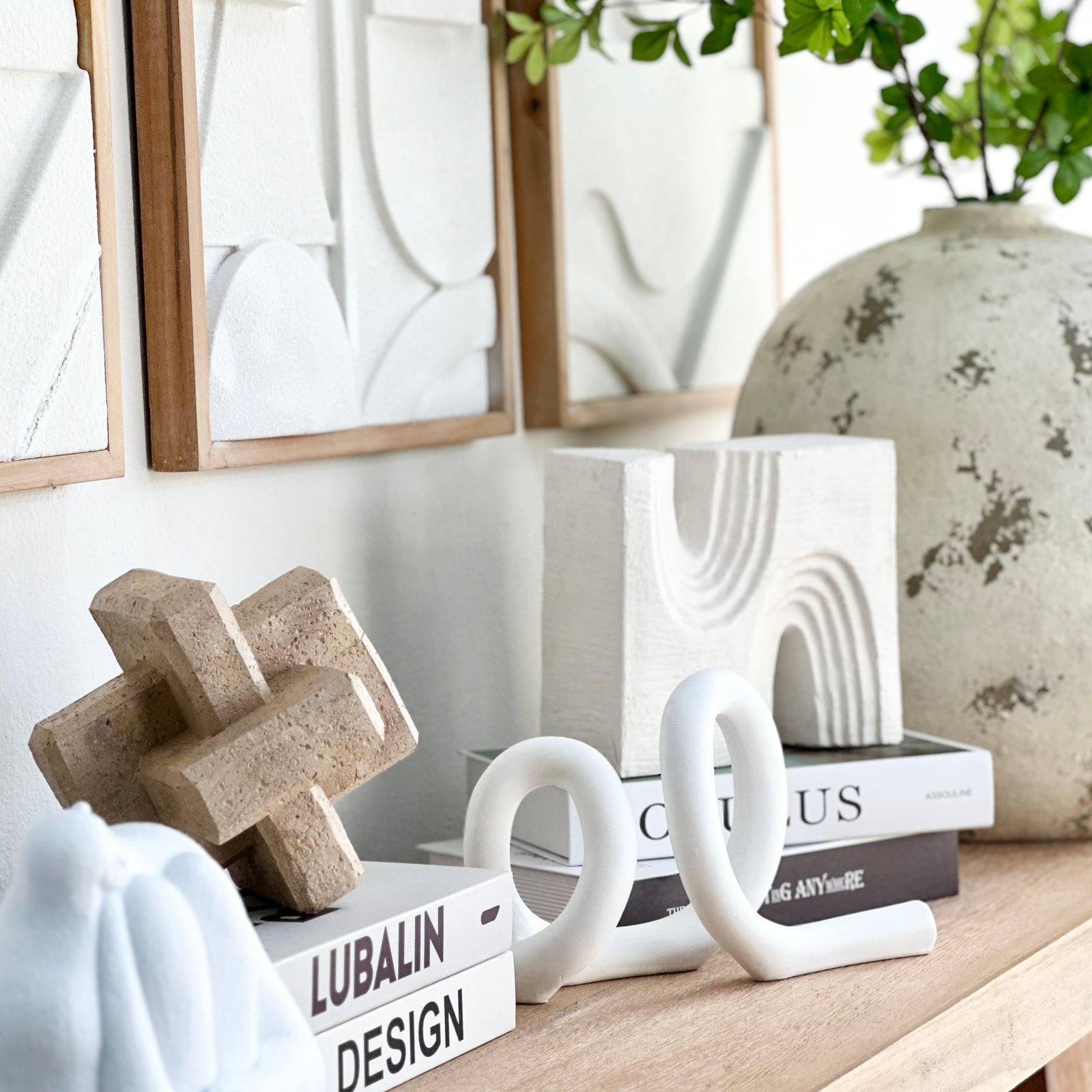 White Stone Finish Table Top