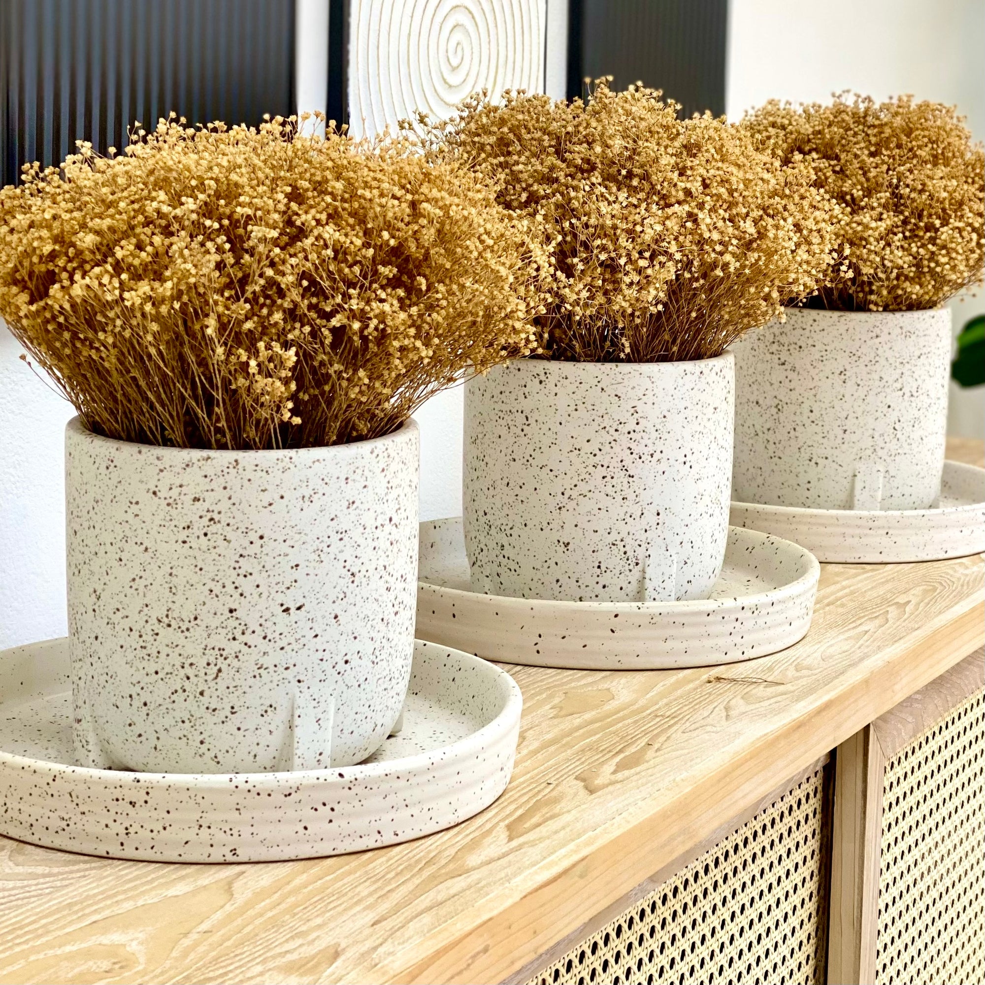 terrazzo plant pot large Terrazzo Look Ceramic Large Vase