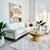 Cami White Corner Sofa Right Side