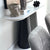 Eclipse Pedestal Console Table Two Tone