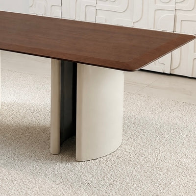 Liora Dining Table- Two tone