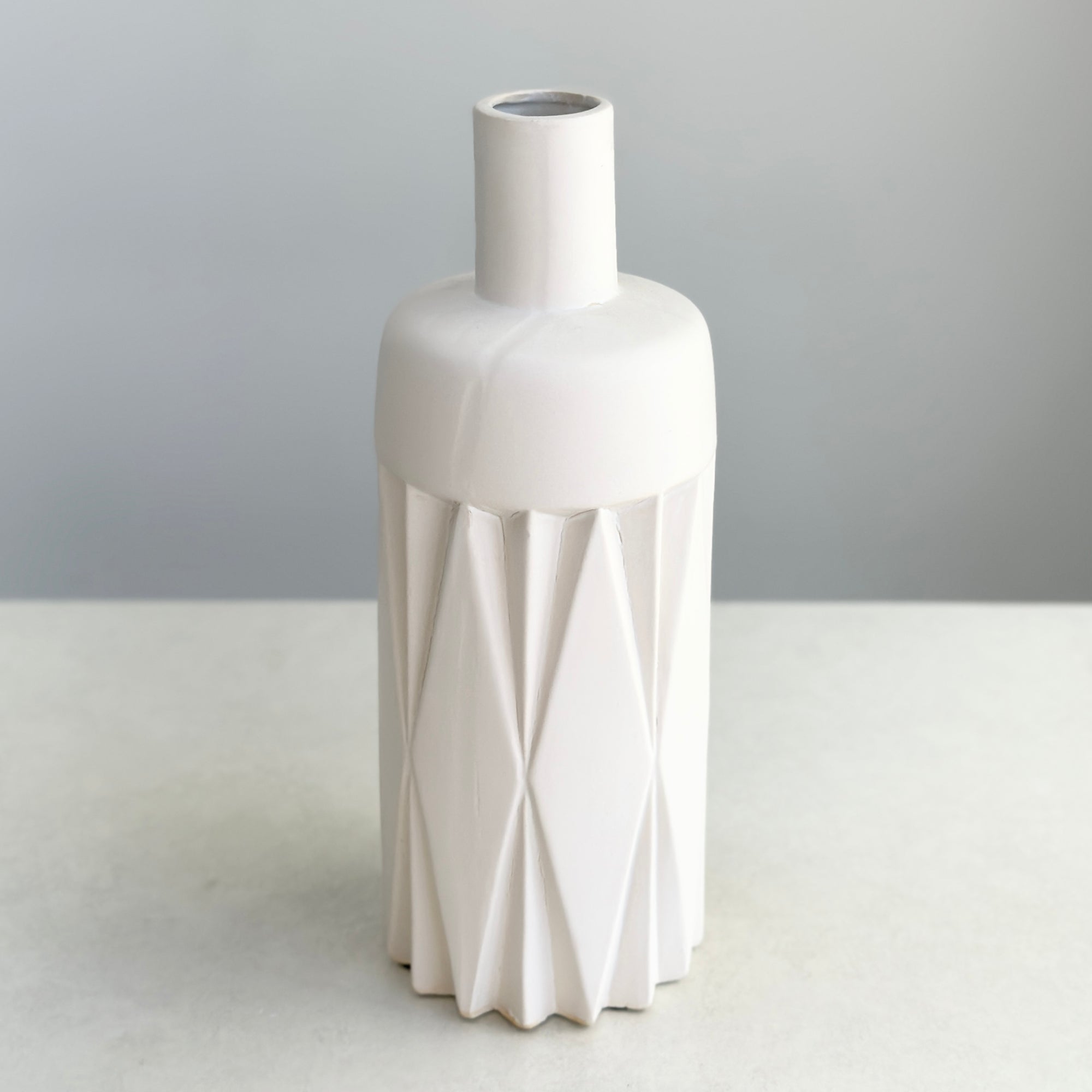 Ceramic Small Diamond Vase