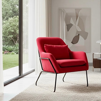 Framed Laurent Red Chair