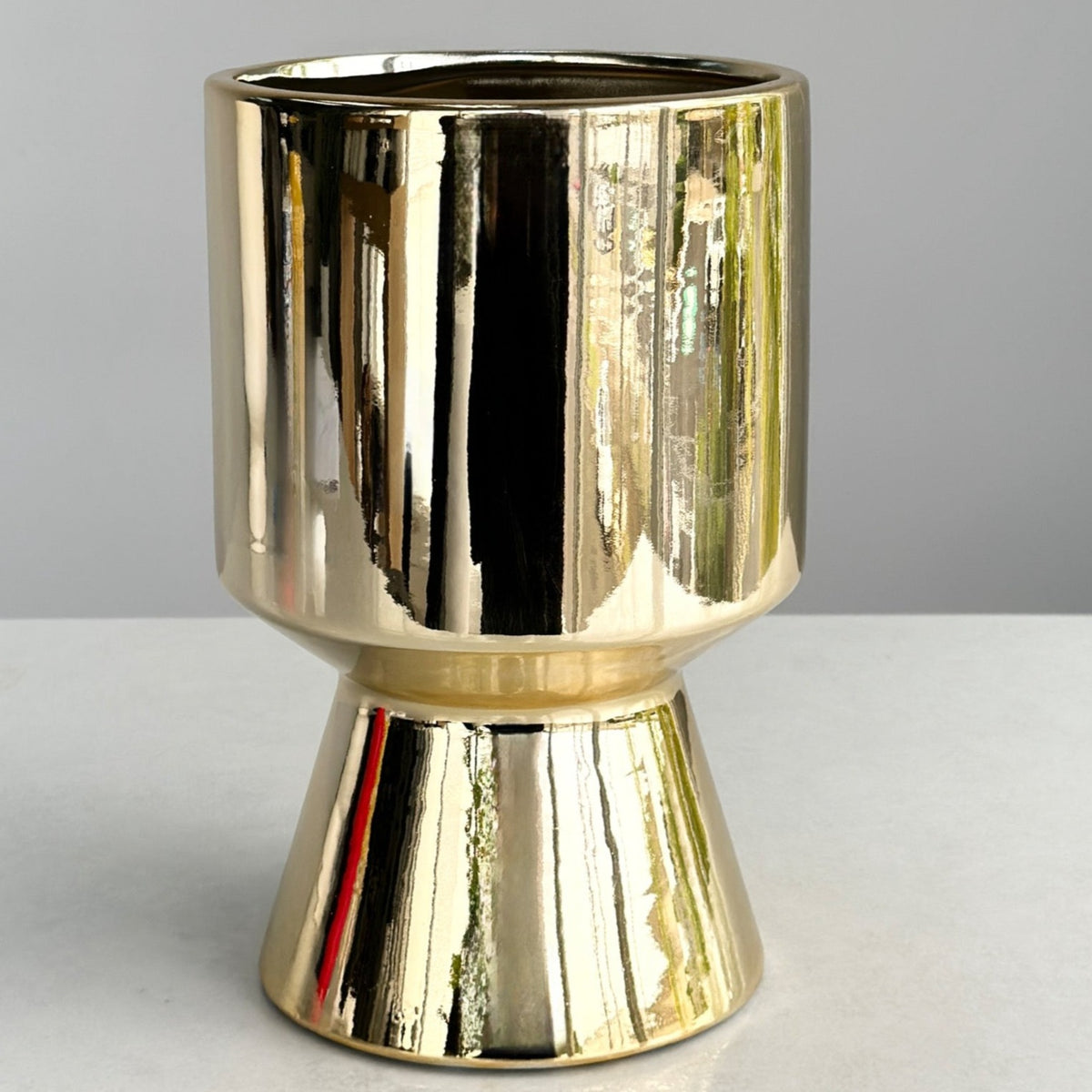 Ceramic Gold Bishop Vase