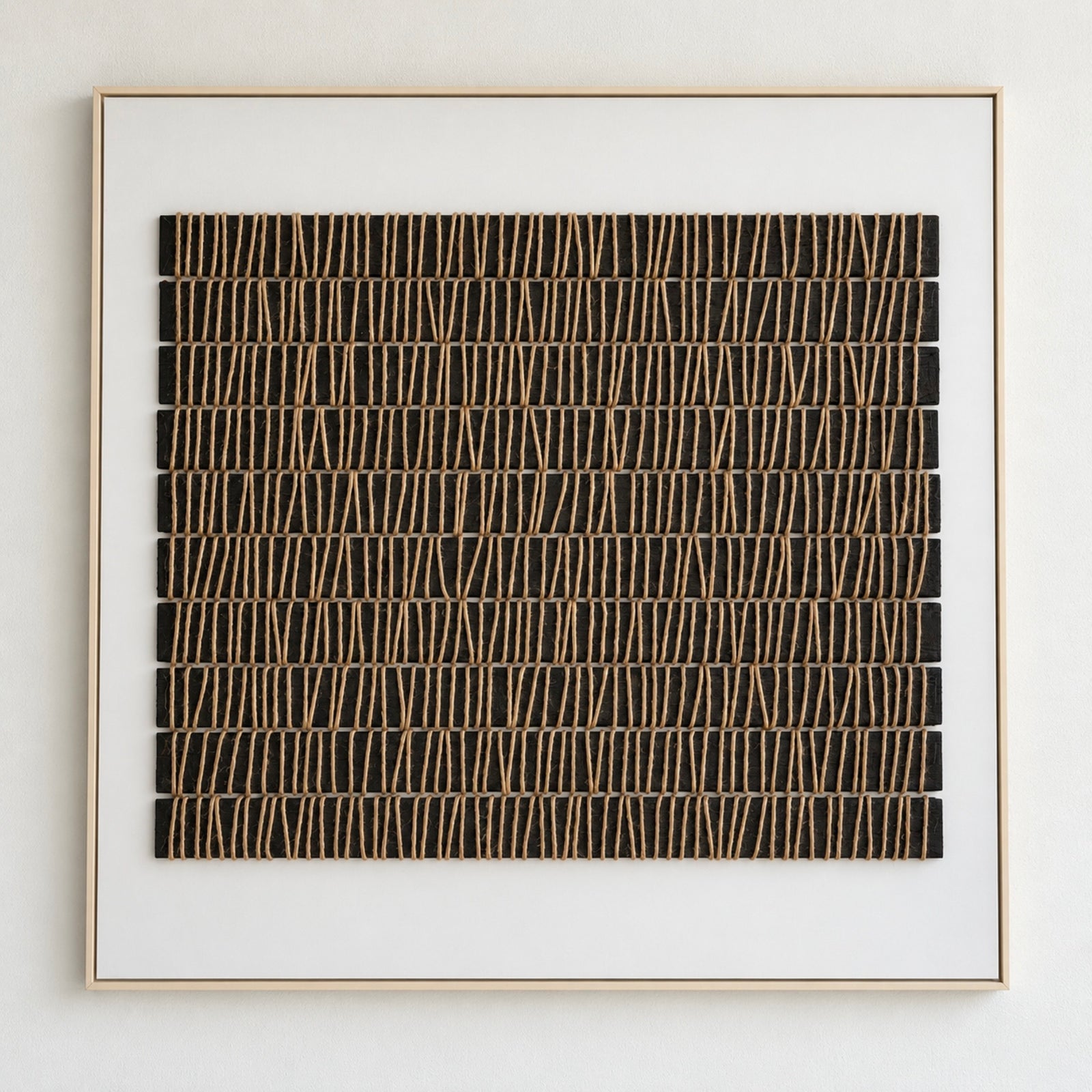 Wood Mosaic Hand Painted Wall Art - S