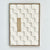 Papier-Mache Interlaced Squares Framed Wall Art