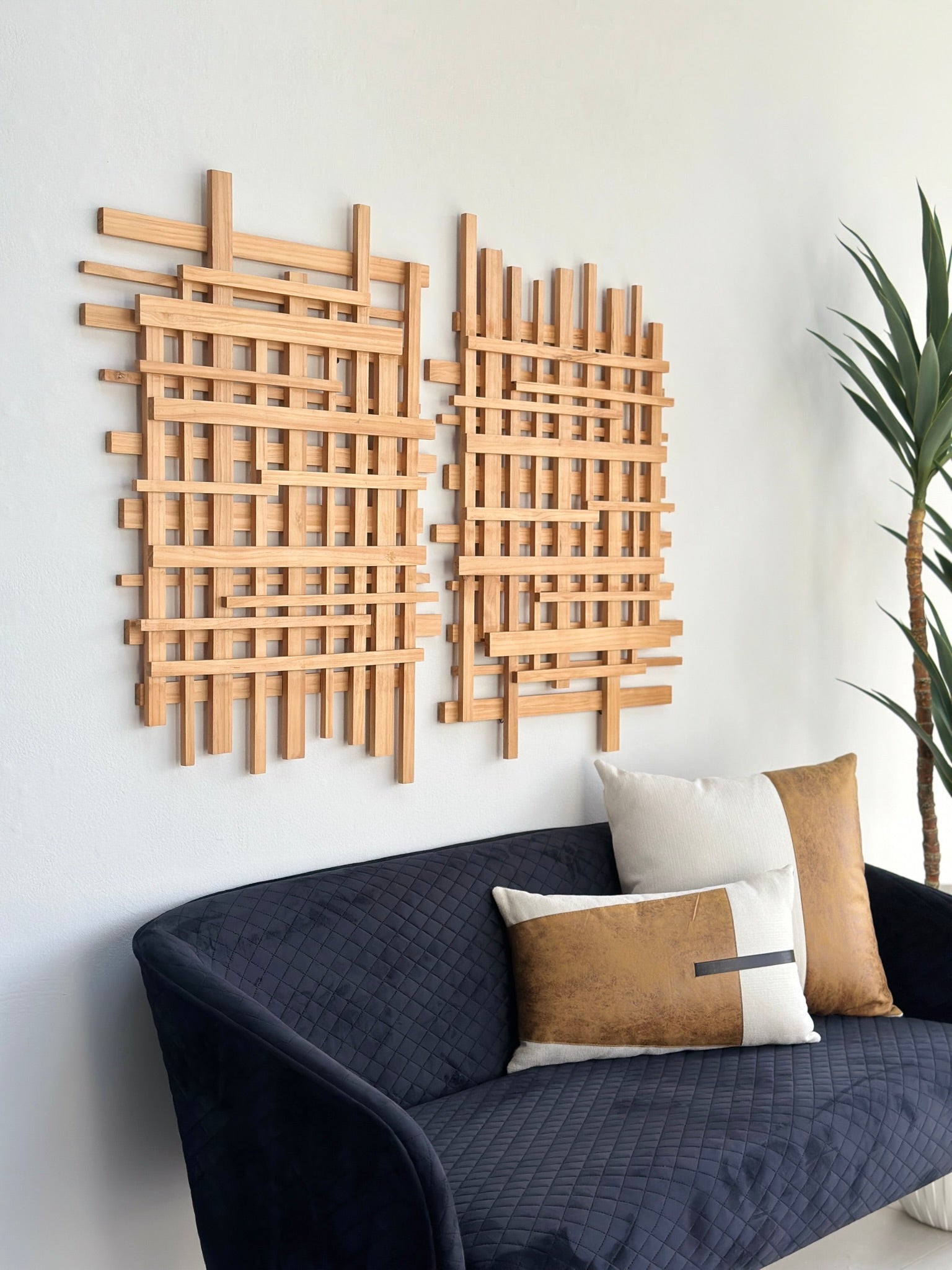 Structure Decorate Abstract Wooden Structure Wall Art - Decora Home