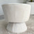 Swivel Barrel Ivory Chair