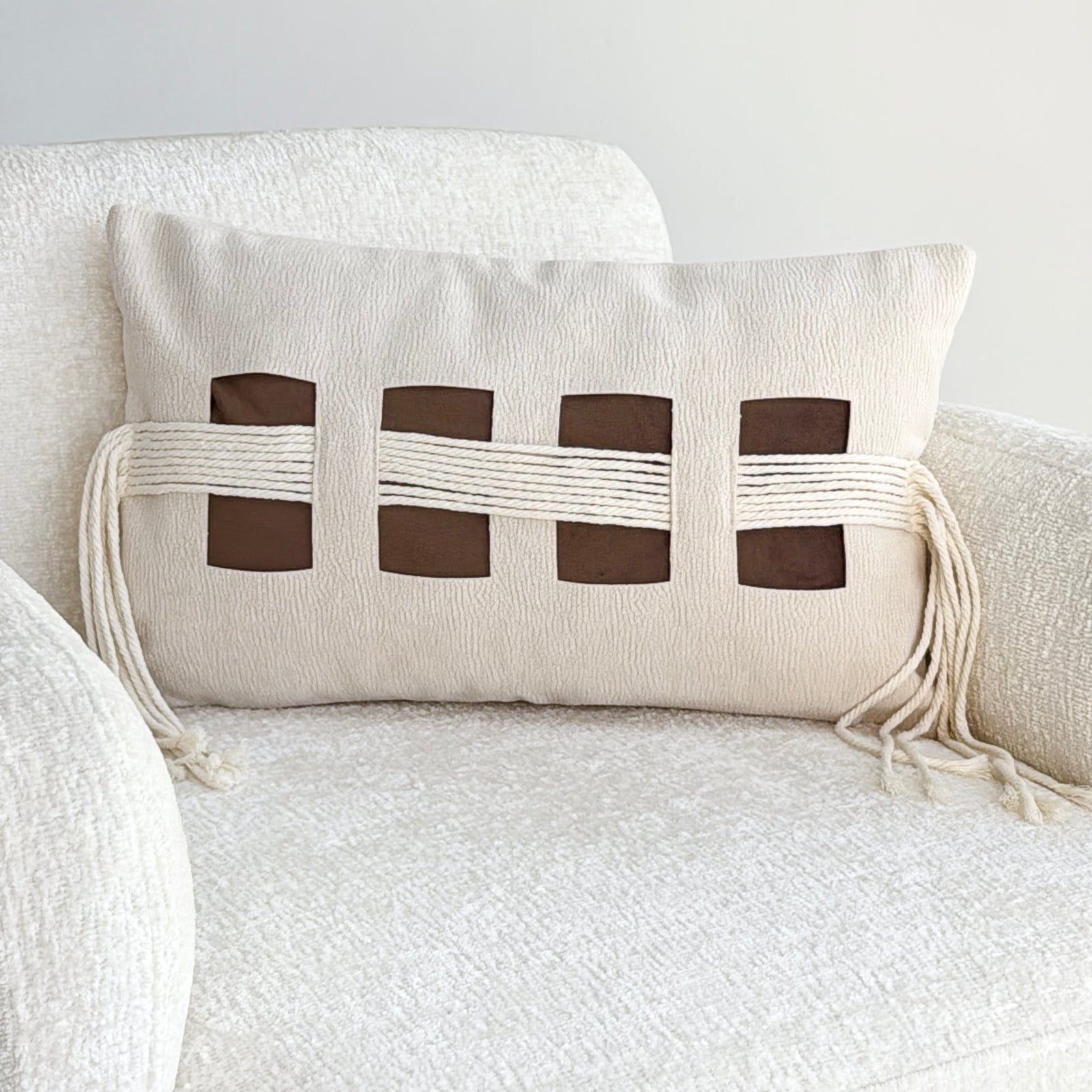 Lumbar Cover Pillow Multi Ropes