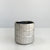 Ceramic Silver Round Wide Mouth Pot