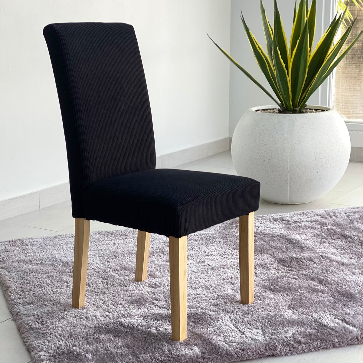 Rectangle Ash Wood Dining Table Legs Set