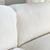 Embrace Bone White Fabric Sofa