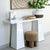 Pyramid Console Lacquer White Table