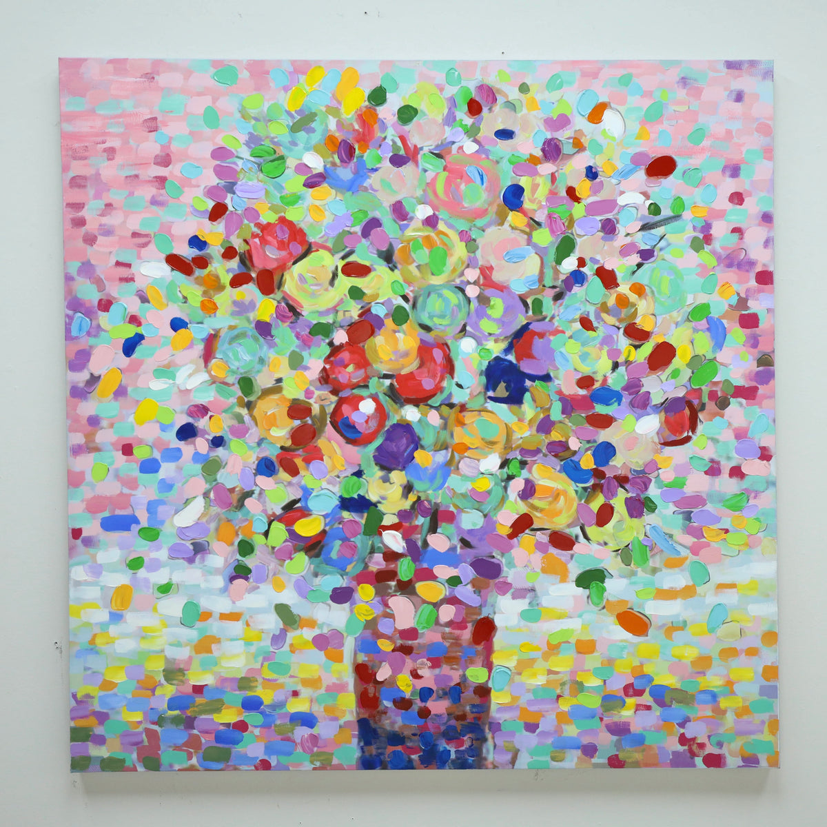 Tree of Life Colorful Hand Painted Oleo Art