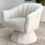 Swivel Barrel Ivory Chair