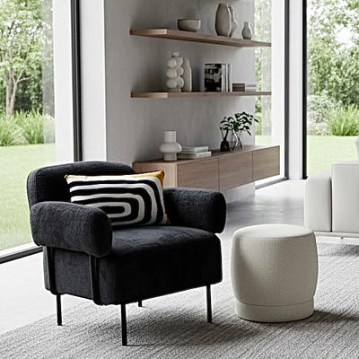 Trazzo Black Accent Chair