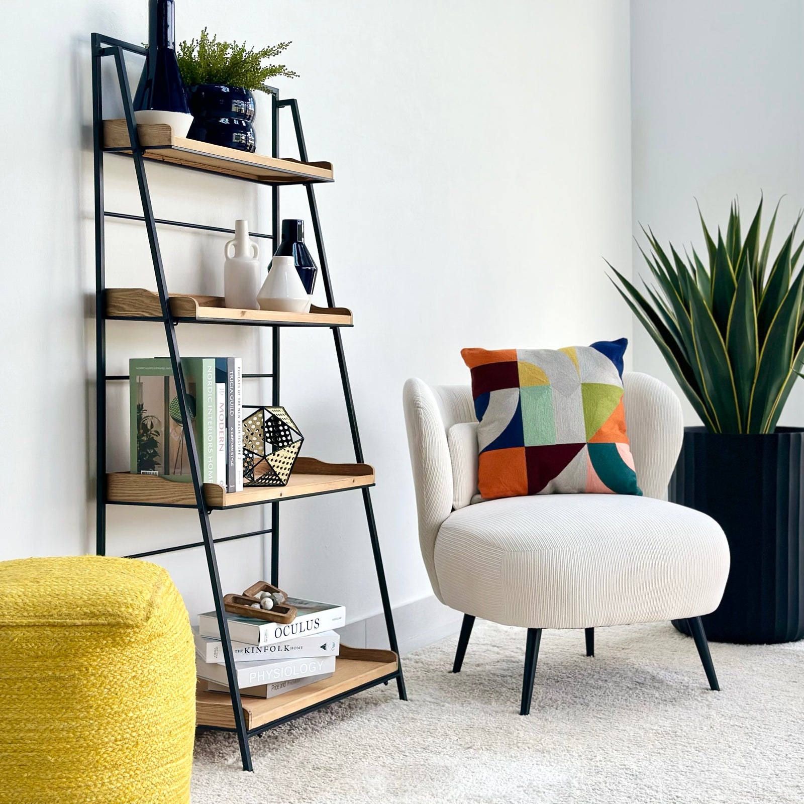 Book stand Industrial Wall Ladder