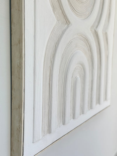 Carved Arches Hand Painted Wall Art