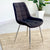 Clara Dining Table Lacquer White Top Stainless Steel Legs Set