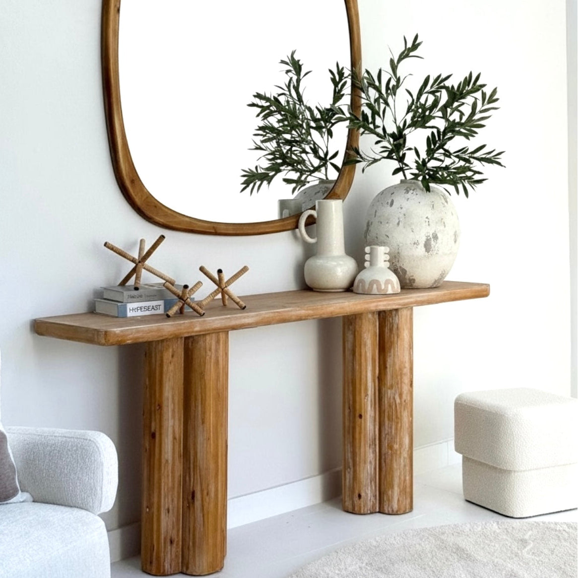 Element Console Wooden Table