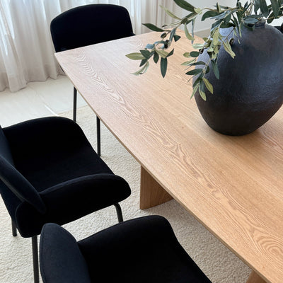 Dalia Dining Table- All Natural Finish
