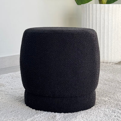 Level Black Ottoman